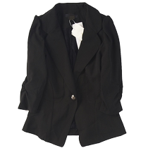 65096 early autumn new womens one button slim slim slim fashion OL commuter seven-sleeved suit short jacket 821