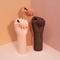  Spot AHD｜Spain DOIY Womens power vase Flower vase Nordic ins creative art feminist ornaments