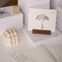  Spot AHD｜AMIGO Taiwan calendar Thank you card 2021 limited edition original ins retro illustration calendar greeting card