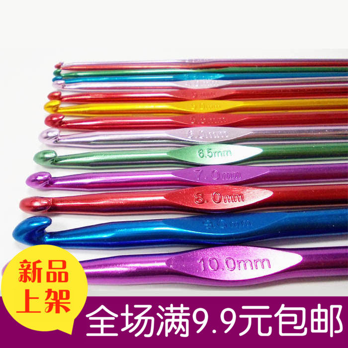 Metal Hook Needle Wool Thread Needle Color Alumina Stainless Steel Hook Stitch Weaving Tool Weave Scarf Hook Shoes Full