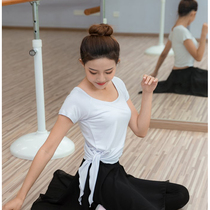 Dance practice clothes female adult New coat side lace loose modern dance belly dance belly dance Latin dance body costume