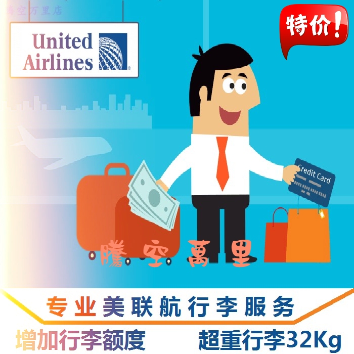 United Airlines Baggage Voucher Checked Baggage Voucher Carry-On Luggage Voucher Ua United Baggage Allowance Overweight Luggage Voucher