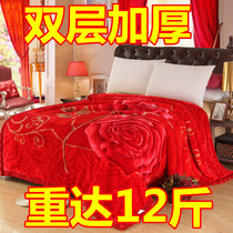 Cartoon Raschel blanket thick winter cover blanket students 4kg 150x200 1 5 meters 12 8kg 10kg