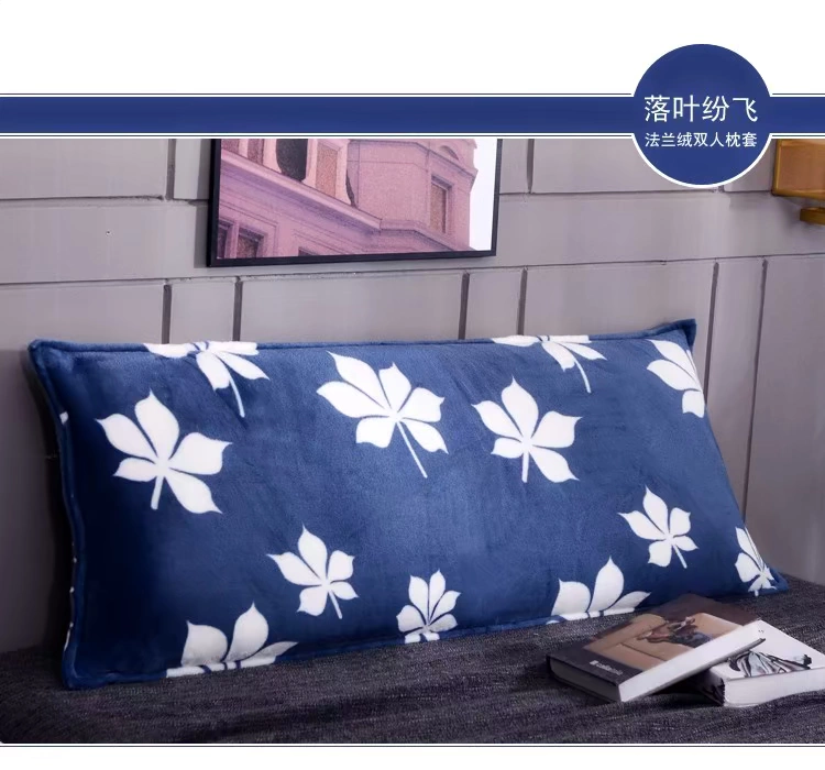 Gối dài gối Hạm đội flannel phim hoạt hình đôi 2 m ngựa vằn san hô 1,5 m 1. nhung mùa đông gối trúc