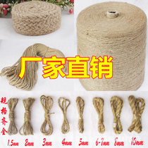 100 m wax thread woven colorful hemp rope leaf rope Moren decorative rattan DIY hair accessories handmade
