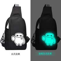 Youth Bag 12 High School 13 Junior High School Students 15 Boys 14 Chest Bag 17 Shoulder shoulder bag 18 Years Luminous