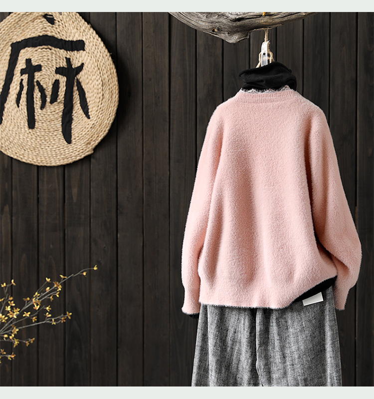 [Kết thúc giải phóng mặt bằng 2 mảnh rưỡi giá] áo len nữ cổ chữ V rộng rãi áo len nữ áo len gió áo cardigan nữ dáng dài