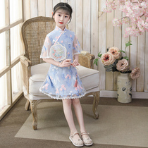 Girls Hanfu Autumn Dress Childrens Dress Ancient Style Cheongsam Girl Chinese Style Tang Dress Princess Dress Dress