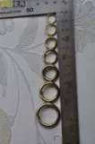 Латунное кольцо, брелок, медные колечки для украшений и бижутерии
