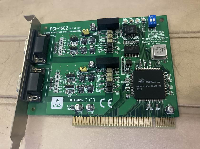Advantech PCI-1602 RS-232 485 Industrial Serial Port Card PCI-1602 95 New Spot