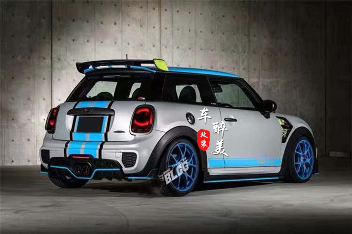 金牌 Bmw迷你mini Cooper F56 F55 S改裝汽車尾翼r56定風翼飛機尾翼 露天拍賣
