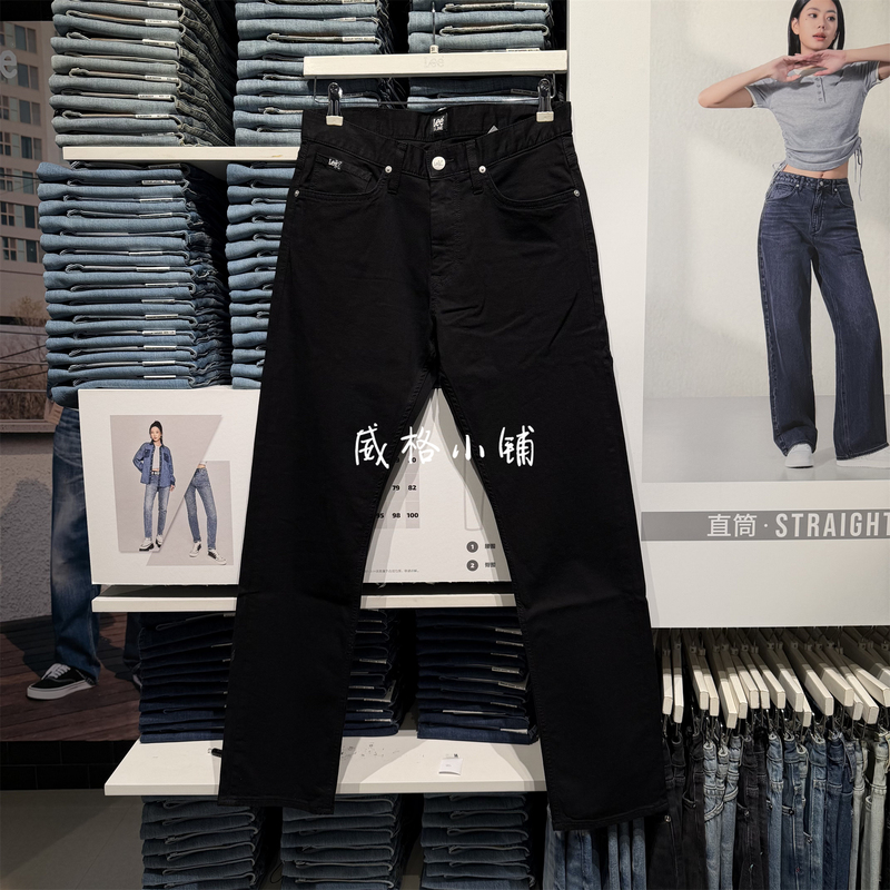 Spring New Lee Black 726 Straight-Leg Men's Jeans Lmb100726201494-998L00