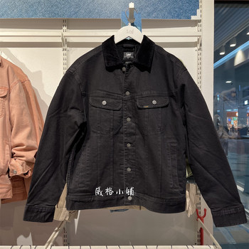 New Lee Black Men's Denim Cotton Thick Jacket for Winter Lmt0088553Ys00F-A06968