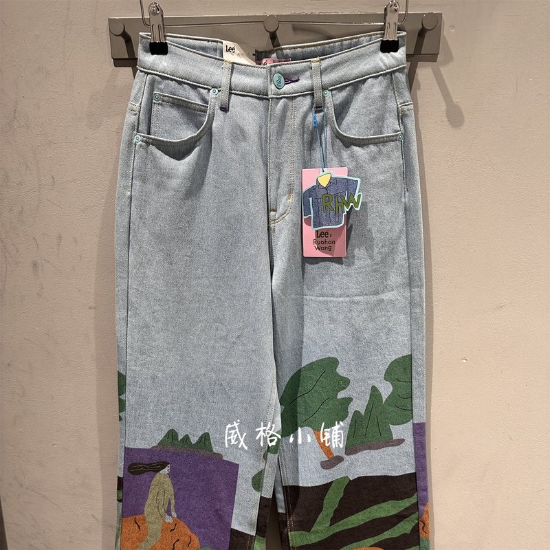 2026 Spring/Summer Lee Collaboration Loose Straight 428 Denim Women's Pants Lwb251428101291-A07944