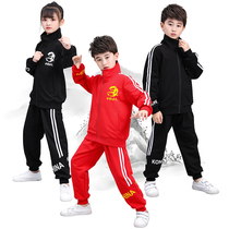 Martial arts clothing childrens kung fu practice martial arts clothing martial arts school uniform mens autumn and winter practice training suit Sanda fighting clothes
