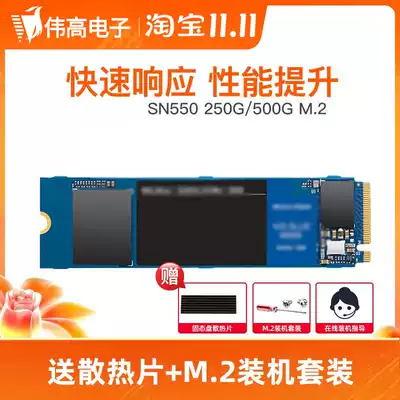 WD Western SN550 250g 500g 1T nvme high speed M 2 solid state hard disk ssd blue disk 750 black disk