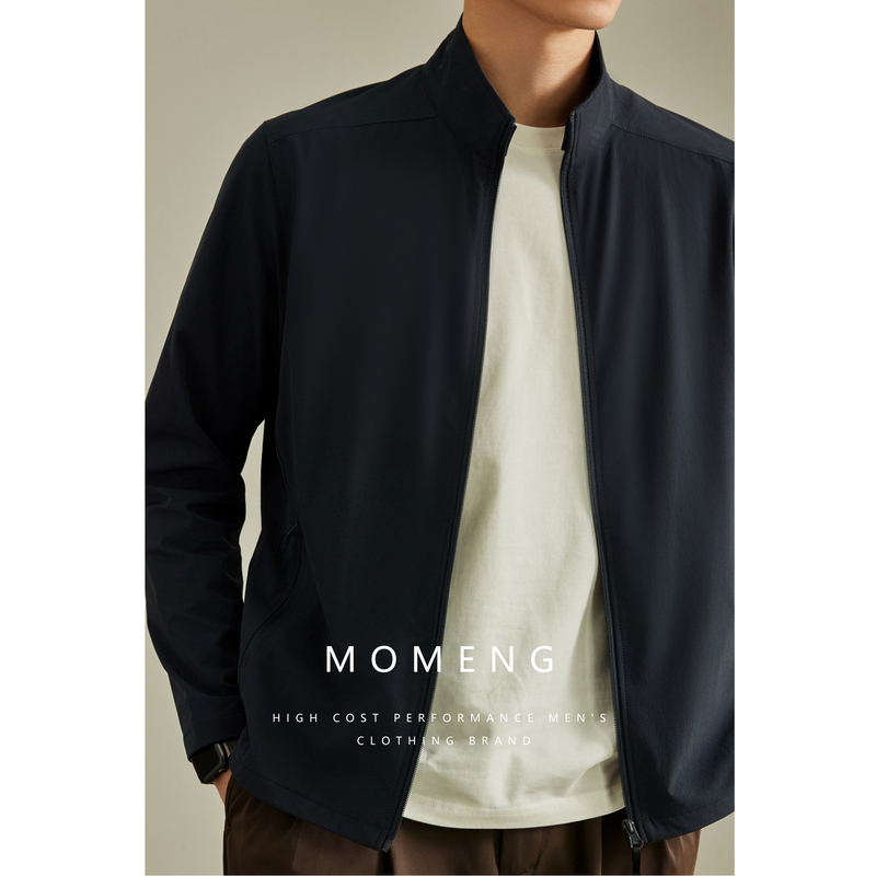 [Navigator Series] Lightweight Stand-Up Collar Casual Executive Jacket Men's Woven Commuter Coat Spring and Autumn New Style