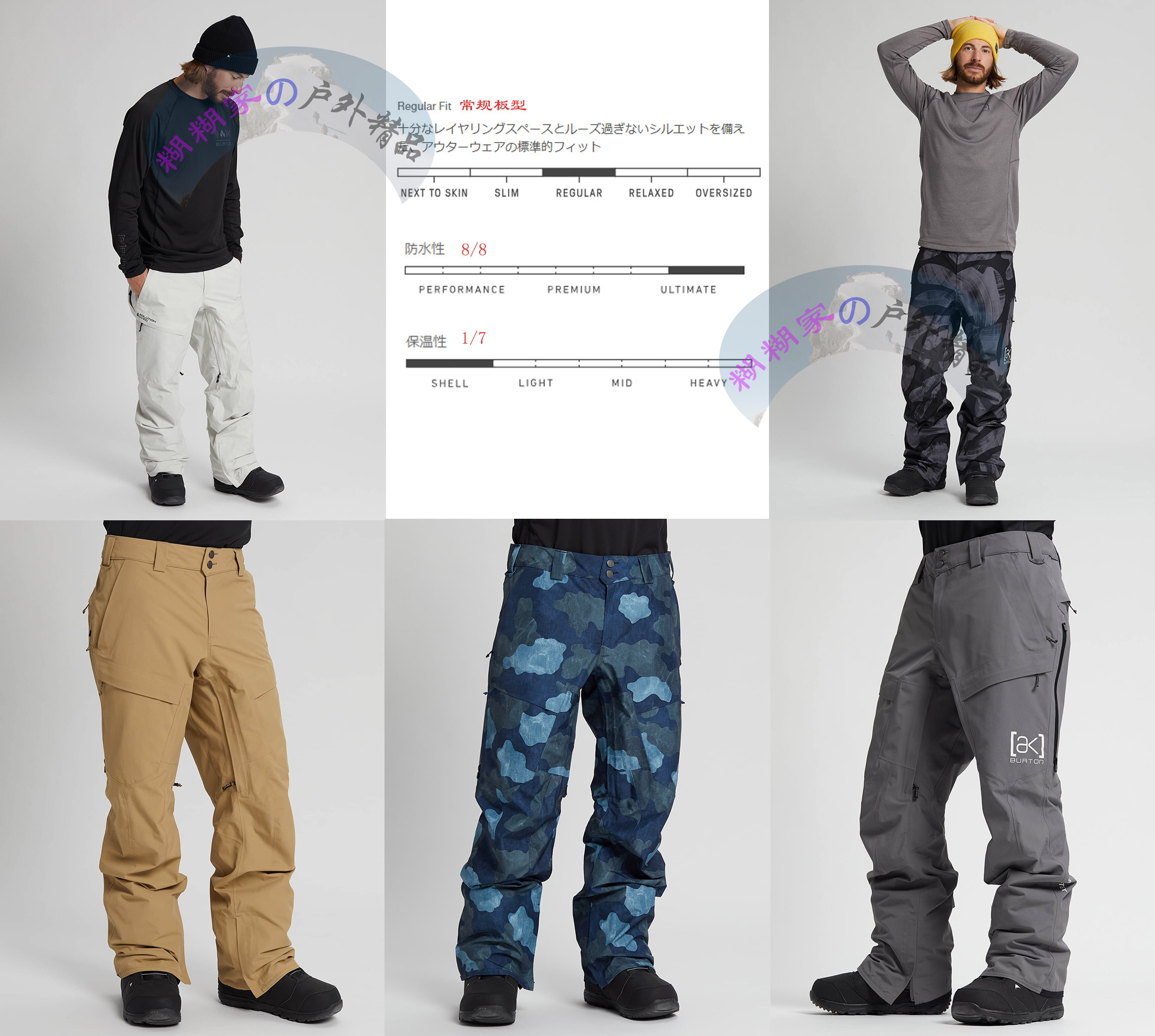 (skiing brand) Bolton Burton AK] 2L Swash high-end men's ski pants waterproof and breathable