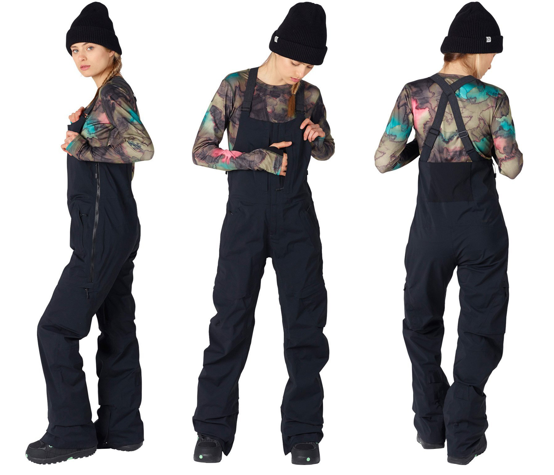 (Ski brand)Burton Burton AK 3L 2L Kimmy Bib master women's ski bib pants