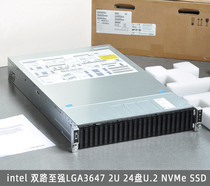 Intel 2U8 disk 12 disk 24 disk dual channel LGA3647 server 24 disk NVMe SSD dual GPU