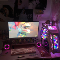 E-sports girl computer Peace Elite King Glory mobile game mobile phone screen high-definition live desktop computer full set