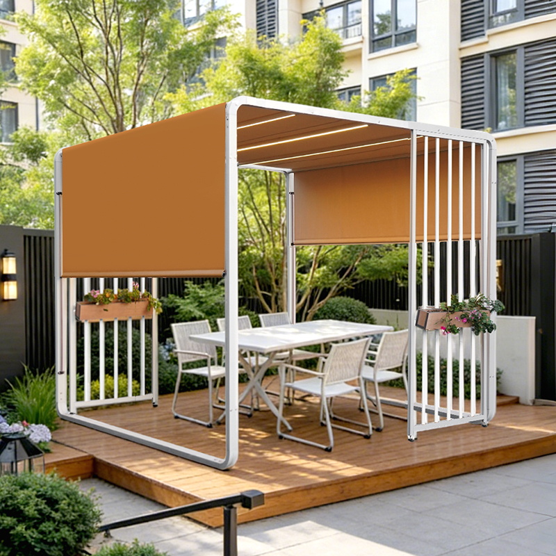 Outdoor Garden Sunshade Canopy for Courtyard, First Floor Patio, Villa Yard, Home Balcony Rain Shelter and Sunshade Umbrella