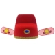 Ляпная шляпа красная