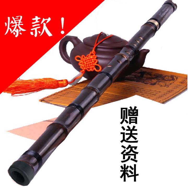 Autehai xiao beginner two single-inserted Chinese flute instruments students' flute eight-hole flute Two-section Xiao GF Purple Bamboo Dongxiao Xiaoxiao