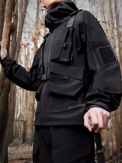 American-Style High Street Multifunctional Vest Bag, Tactical Workwear Backpack, Outdoor Sports Vest, Unisex