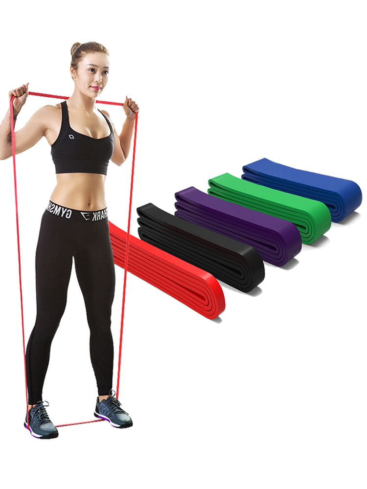 Fitness elastic band Resistance band Single bar pull-up to help track and field pull-up to assist sports students to train the rubber band