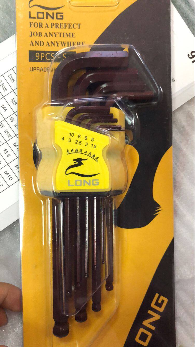 Imported S2 material German quality extended and hard copper color hexagonal set 9 sets