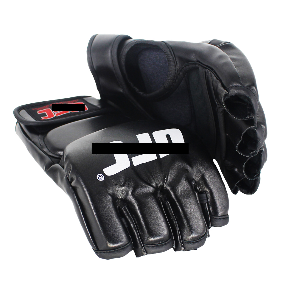 Professional UFC half finger boxing gloves Boxing training Fitness playing sandbag boxing gloves MMA Muay Thai Adult children protective gear
