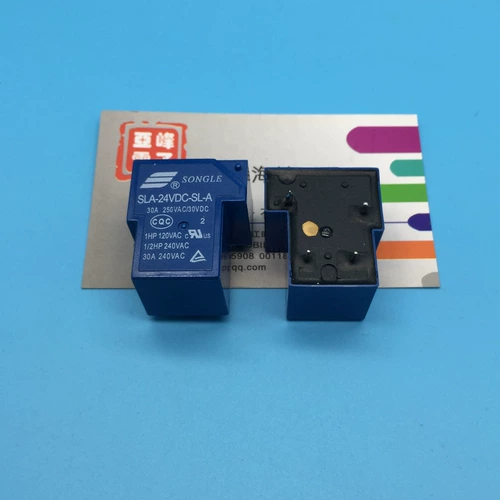 松乐 Relay SLA-24VDC-SL-A, набор нормально открытых 4-контактных 30A250VAC T90 2150