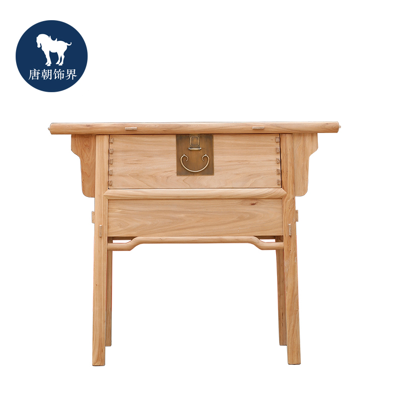 Công nghiệp trang trí nhà Đường, Zen House, đồ nội thất cũ, đầu phẳng nhỏ cung cấp, tủ hiên, đầu phẳng, tủ nhàm chán, trường hợp đầu phẳng - Bàn / Bàn bàn ăn gỗ tân cổ điển	
