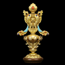 Tibetan Secret Square Huibao Six Inches Eight Jixiang B Small Brass Refined Buddhist Contributions to Jixiang Eight Treasures