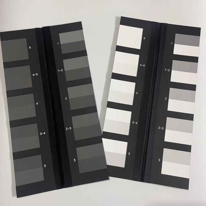 Color-Changing Gray Card Dipped Gray Card Gb/T250 Is Equivalent to Aatcc Standard Textile Color Fastness Rating Iso105A02 Color-Changing Gray Card Dipped Gray Card Gb/T250 Is Equivalent to Aatcc Standard Textile Color Fastness Rating Iso105A02
