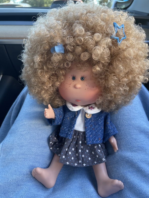 [in Stock] Spanish Authentic Potato Doll 30cm with Freckles, Lots of Hair (Clothes Not Included)
