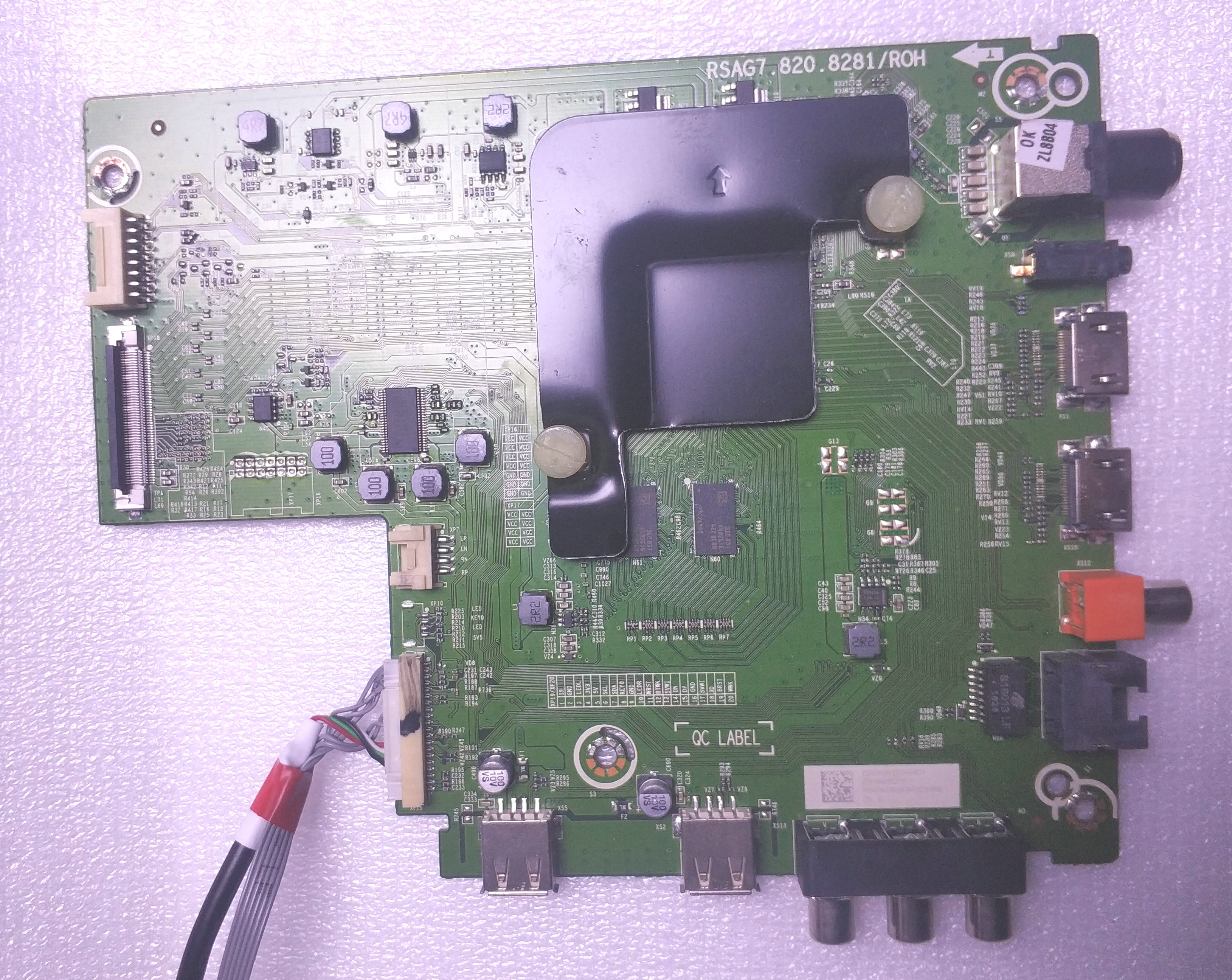 Maintenance of the sea letter H65A52 H55E3A H65E3A H65E3A board RSAG7 820 8281 8803