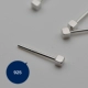 925 Silver Basic Fang Fang Nail (одна пара)