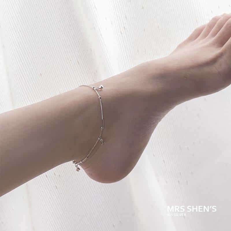 Bracelet de cheville Femme en Argenterie - Ref 3101986 Image 5