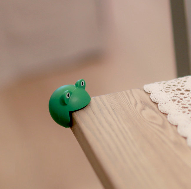 2 Entrance Creative Frogs Safety Baby Crashworthy Corner Children Baby Baby Baby Protective Sheath Table Corner Silicone