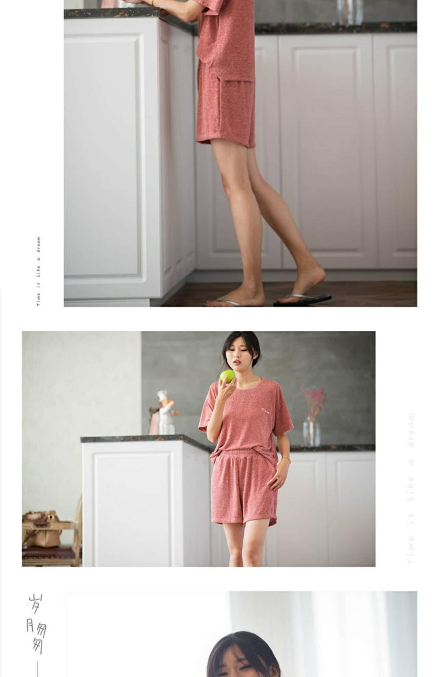 Fairy Quần House House Set Quần nữ tại nhà Kích thước lớn Quần lười nam Quần lửng Kiểu dáng mỏng Li Cùng - Quần tây quần gió nam