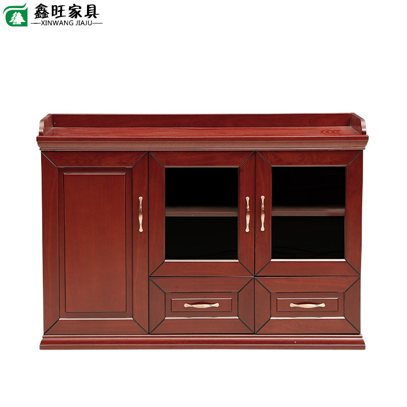 Office furniture Glass Tea Water Cabinet Low Cabinet Drawers Dwarf cabinet File containing cabinet 001