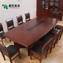 Office furniture paint large conference table long table negotiation Table Table and Chair combination simple table training meeting desk