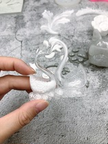 Shanghai Jiadi hand for swan mould silica gel mold bottom rubber mold DIY mirror mold