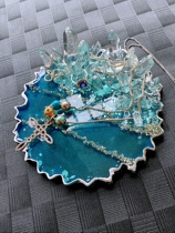 Shanghai Jiadai hand made irregular INS Wind swing table mold base mold mirror mold coaster mold