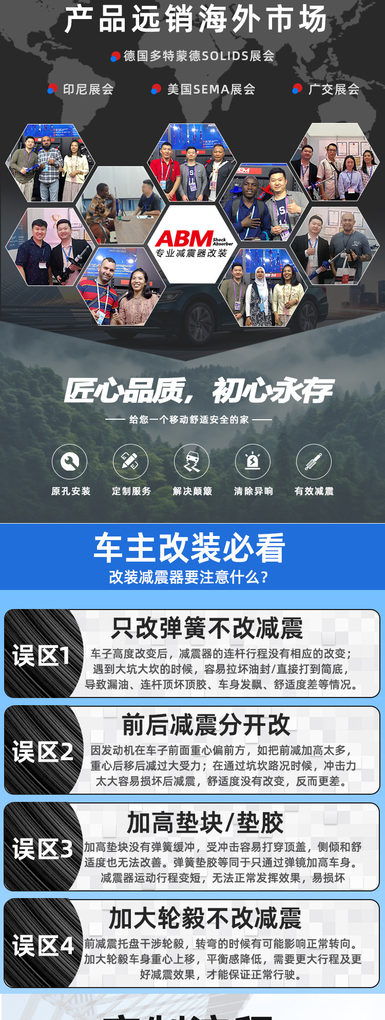 Автомобильные амортизаторы ABM для Dongfeng Nano 01