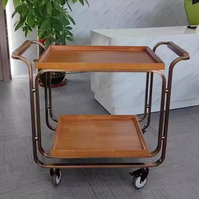 Wine Cart, Dining Cart, Mobile Snack Cart, Multifunctional Trolley, 4S Store Bar, Ktv Refreshment Cart, Cake Cart