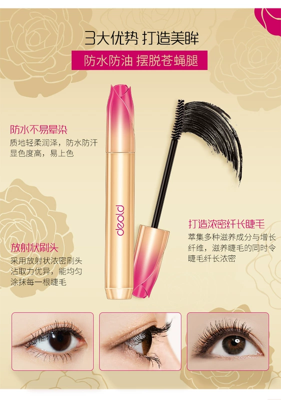 Mascara uốn dài, mắt to, không thấm nước và không thấm mồ hôi. - Kem Mascara / Revitalash