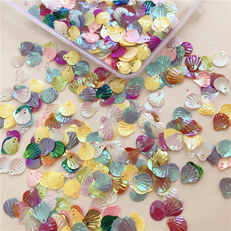 Handcrafted 30 gr Bright Pieces DIY Decorated Wedding Dresses Dress With Beads Accessories Shell Scales Clothing Material Packs-Taobao